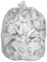 Trash Bag Liners,24"x31",8 mic,High Density,1000/CT,Clear, Sold as 1 Carton, 1000 Each per Carton