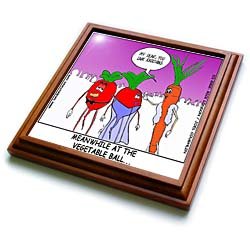 Best Dressed Vegetable - 8x8 Trivet With 6x6 Ceramic Tile by 3dRose LLC