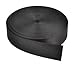 Cosmos ® 1 Inch Wide 10 Yards Black Nylon Heavy Webbing Strap with Cosmos Fastening Strap