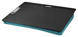 Lap Desk - Jumbo Sized With Clip - Blue (Black/Blue) (18.75"H x 14.5"W x 3"D)