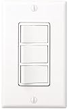Broan 77DW Three Switch Multi-Function Control, White