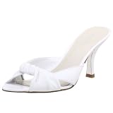  : Nine West Women's Roussy Slide,White,7.5 M US