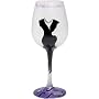 Lolita Little Black Dress Wine Glass GLS11-5590R