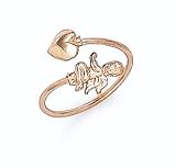 14K PINK GOLD CUPID TOE RING - GH24370