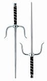 Sai 19.5 Octagon Chrome (2) - Martial Arts - Sais