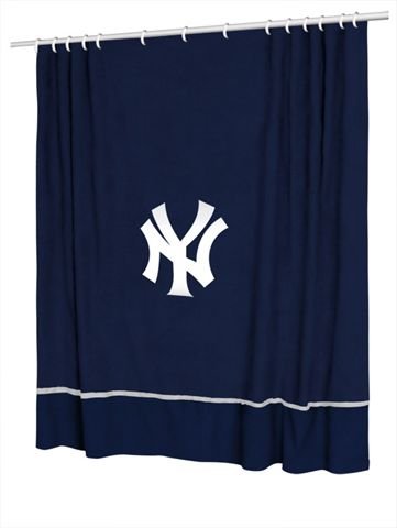New York Yankees Jersey Material Shower Curtain