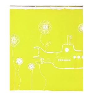 YELLOW SUBMARINE Inspired NOVELTY Shower CURTAIN NEW