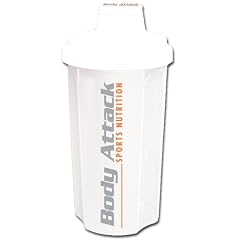 Body Attack Shaker 700ml Fassungsverm�gen wei�/orange