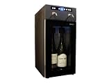 Vinotemp VT-WINEDISP2 2 Bottle Wine Dispenser, Black