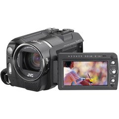 JVC Everio GZMG555 5MP 30GB Hard Disk Drive Camcorder with 10x Optical Zoom (Includes Docking Station)