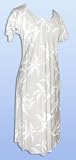 Wedding White Hawaiian Aloha Cap Sleeve Short Tank Dress