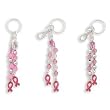 Asst. Pink Ribbon Breast Cancer Awareness Keychain Purse Charm Asst. Pink Ribbon Breast Cancer Awareness Keychain Purse Charm
