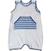 Under the Nile Organic Cotton Terry Romper - Blue (6 Months)