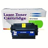 HP Q7553X Compatible Toner Cartridge Black for HP LaserJet P2015/ P2015d/ P2015dn Printers, High Yield (With Chip)