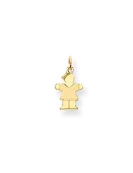 14k Mini Girl Charm