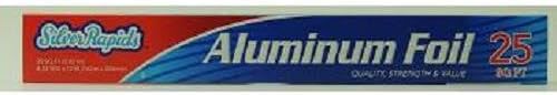 SILVER RAPIDS ALUMINUM FOIL 25 sqft
