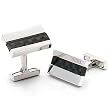 Rhodium Brass Cufflink