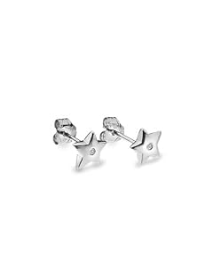 Lily & Lotty - Pippa earrings - Boucles d'Oreilles Enfant  - Argent 925/1000 1.1 Gr - Diamant