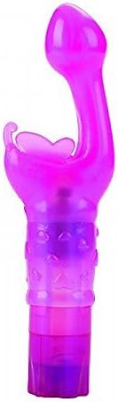 Calex Novelties Original Butterfly Kiss 3 Speed Dual G Spot Clitoral Vibrator (Pink)