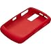 Electronics : GENUINE BLACKBERRY 8300 MEDIUM SUNSET RED SILICON SKIN CASE