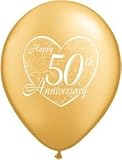 (12) 50th Anniversary Latex Balloons 11