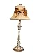 Metallic Candlestick Hand Painted Table Lamp