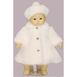 White Fur Coat and Hat. Fits 15" Dolls like Bitty Baby® and Bitty Twin®