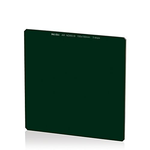 NiSi 150X150mm Square Neutral Density Filter, AR ND8(0.9),ND 3 Stops 150mm System Optical Glass Filter for Nikon 14-24 Lens and other Super Wide Angle Lens,compatible with Lee Cokin Hitech Singh-Ray