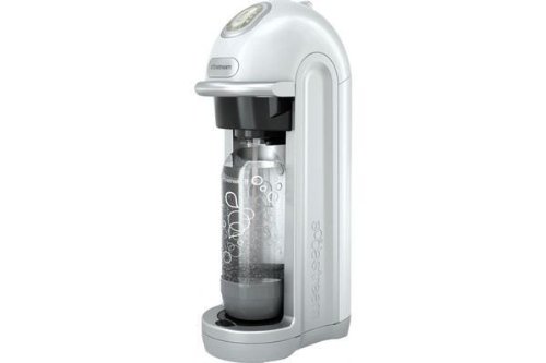 SodaStream 1018111490 Wassersprudler Fizz weiss inkl. 1x Alu-Zylinder 60l und 1x 1-Liter PET-Flasche