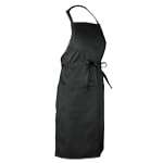 Chef Works F8 Butcher Apron, 34-Inch Length by 24-Inch Width, Black