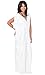 Koh Koh Women's Long V-Neck Kaftan Gown Maxi Dress