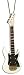Miniature White Electric Guitar Christmas Ornament 4