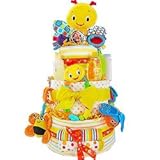 Busy Little Bugs 3 Tier Diaper Cake by Baby Gift Basket
