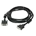 3 Meter DVI-D Male to Female Dual Link Extension Cable, Black
