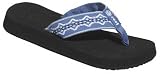 REEF SANDY SANDALS - WOMENS - 8 - MIDBLUE / WHITE