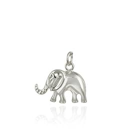 Buy ELEPHANT CHARM Stering Silver Animal Cute by SilverSpeck.com