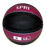 SPRI Xerball 8-Pound Medicine Ball (Rosewood)