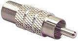 F Female To RCA Male Adapter