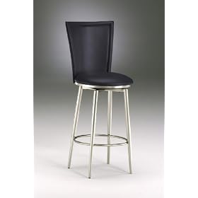 Bristol Black Vinyl Swivel Counter Stool by Hillsdale Furniture