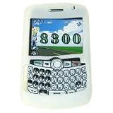 PCMICROSTORE Brand Rim BlackBerry 8300 Curve PDA Smart Phone Premium White Silicone Skin... by PCMicroStore