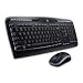 Logitech Wireless Desktop Combo MK320, 2.4 GHZ, Black