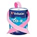 Verbatim 94554 700 MB 52x 80 Minute Branded Recordable Disc CD-R, 100-Disc Spindle