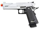 Caspian Arms WE Dragon Hi-Capa 5.1 Gas Blow Back Airsoft Pistol - Silver