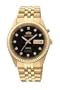 Orient Men's All Gold Diamond Index Self Winding Automatic Watch #BEM6R001B