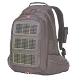 Solar Charging Backpack, Green Panels