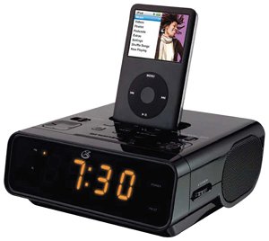 iLive CI188 Clock Radio with iPod Dock (Black)