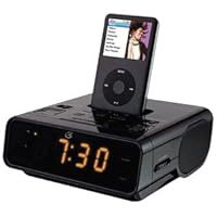 iLive CI188 Clock Radio with iPod Dock (Black)