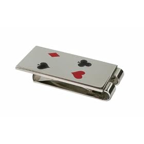 Stainless Steel Poker Money Clip