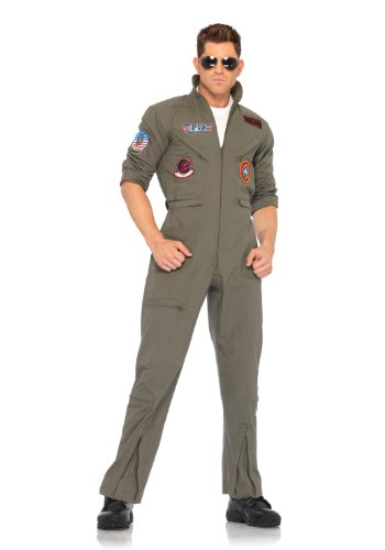 Top Gun MenS Flight Suit (Khaki-Small/Medium)