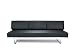 Le Corbusier Sofa Bed LC5. Black. 45-day, Money-back Guarantee. 100% Italian Leather. New!